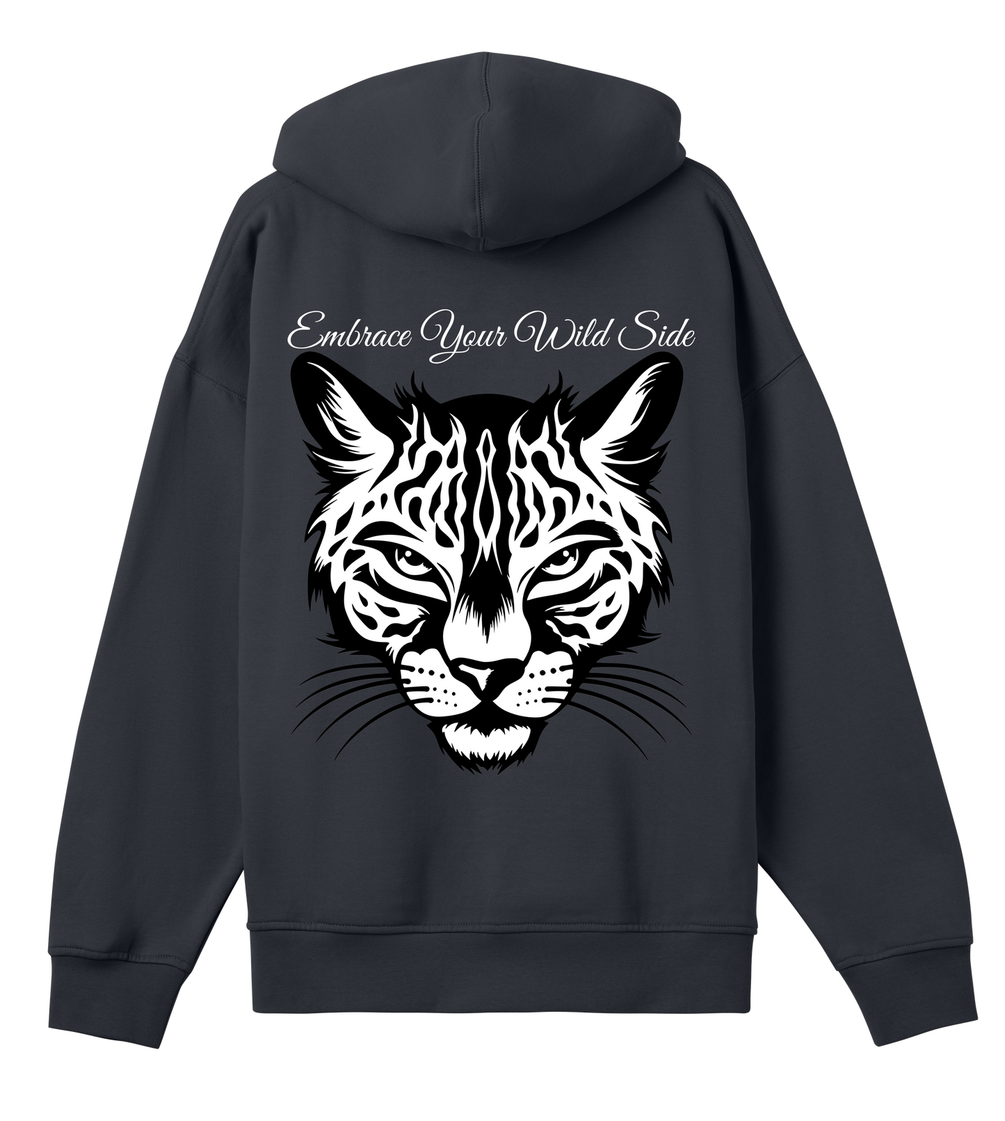 Mens Embrace Your Wild Side Oversized Hoodie