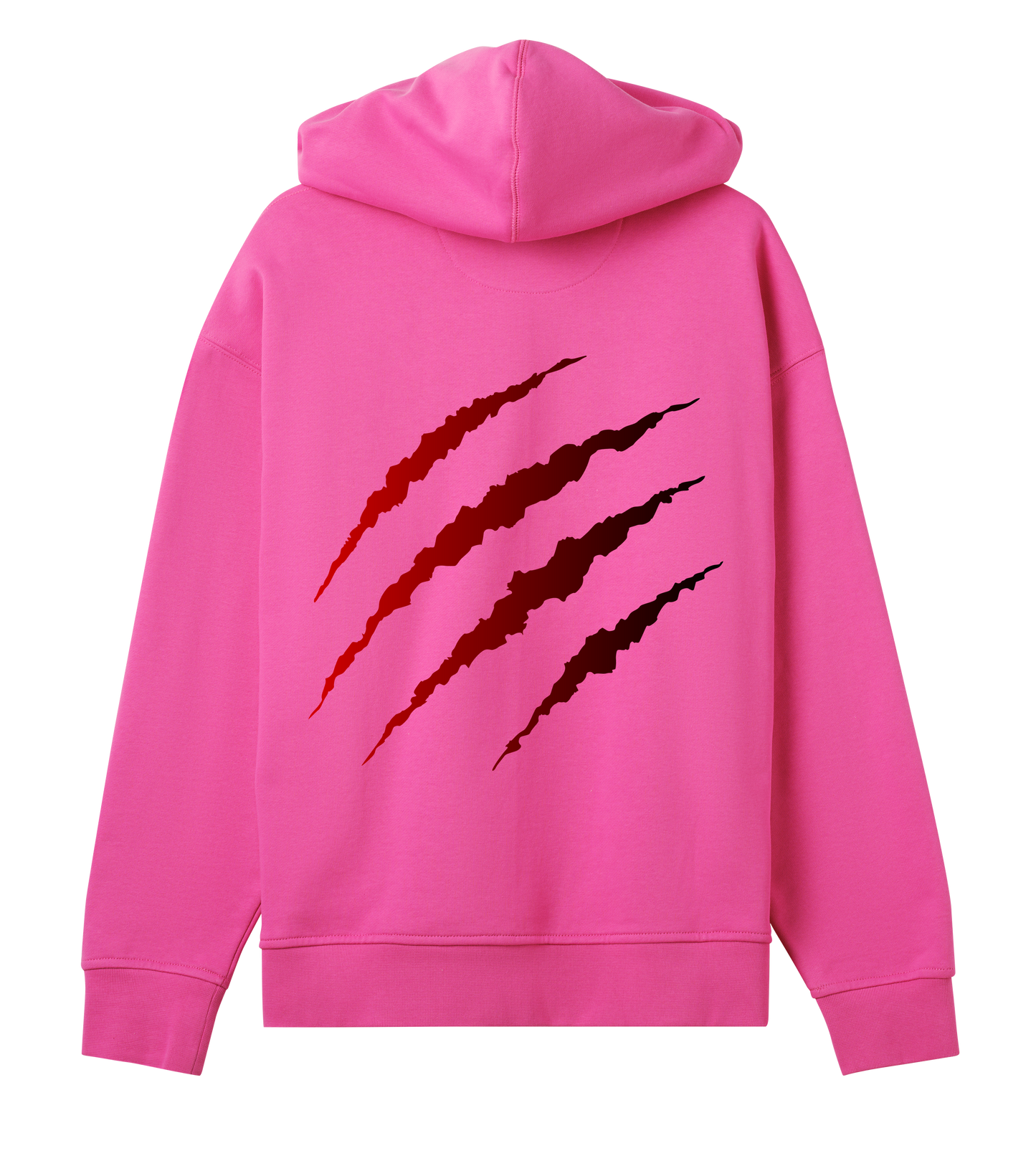 Womens Claw Scratch Oversized Hoodie