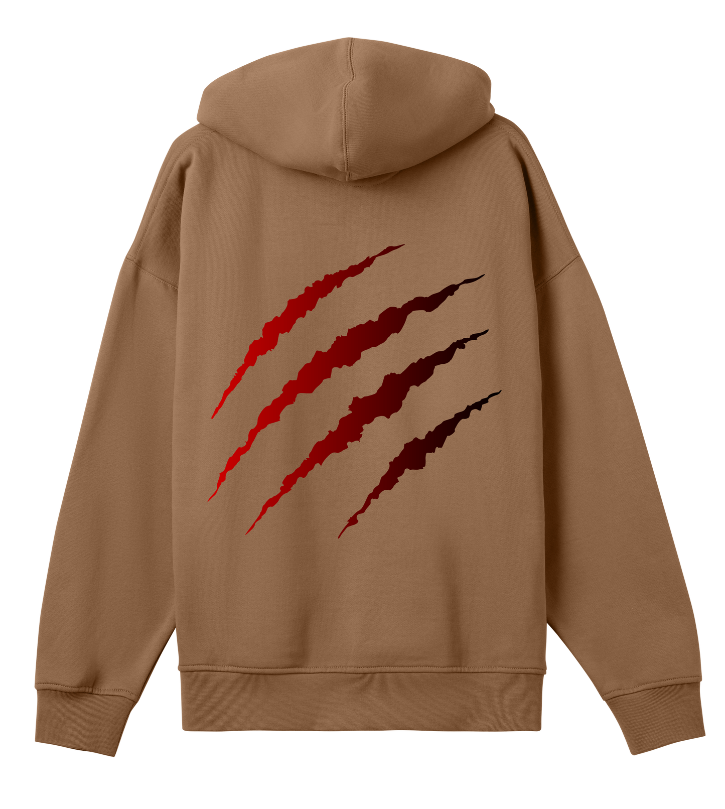 Mens Claw Scratch Oversized Hoodie