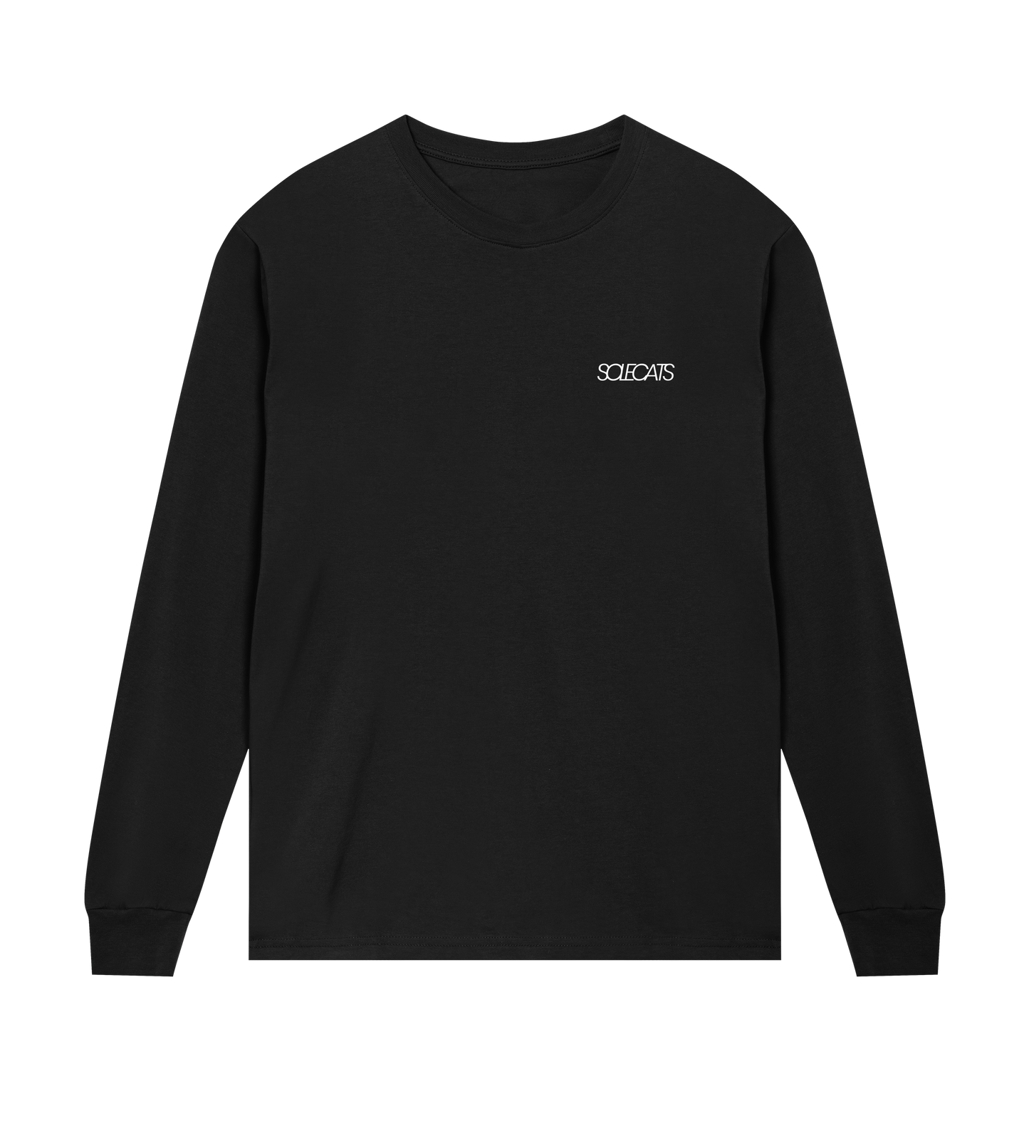Mens Essential Script Logo Long Sleeve Tee