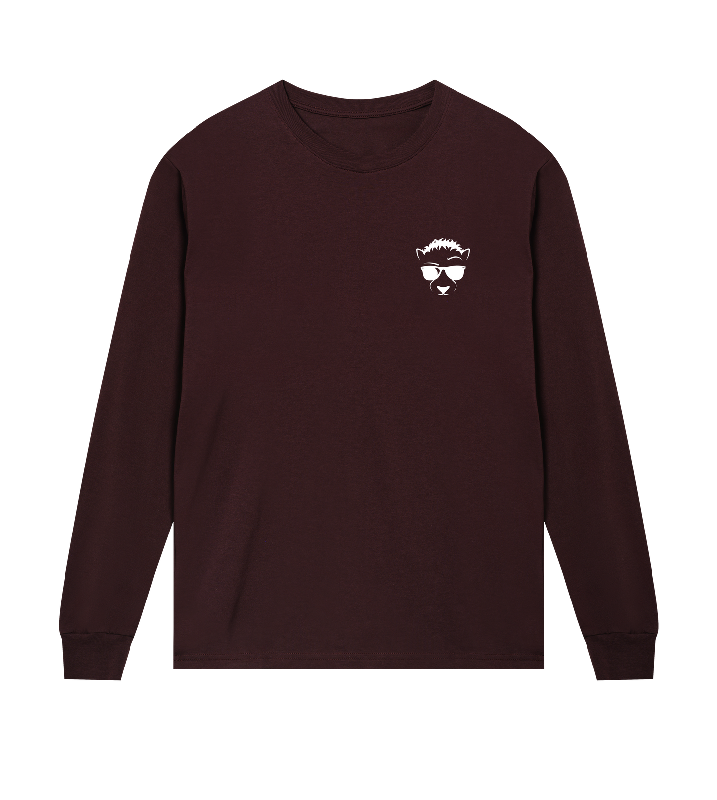 Mens Essential Cool Cat Long Sleeve Tee