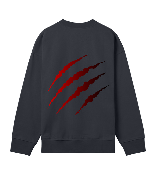 Mens Claw Scratch Oversized Sweatshirt