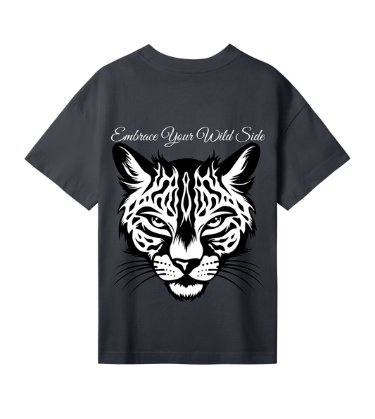 Womens Embrace Your Wild Side Oversized Tee