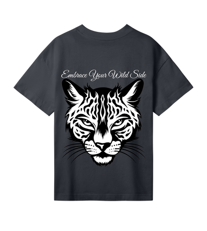 Womens Embrace Your Wild Side Oversized Tee