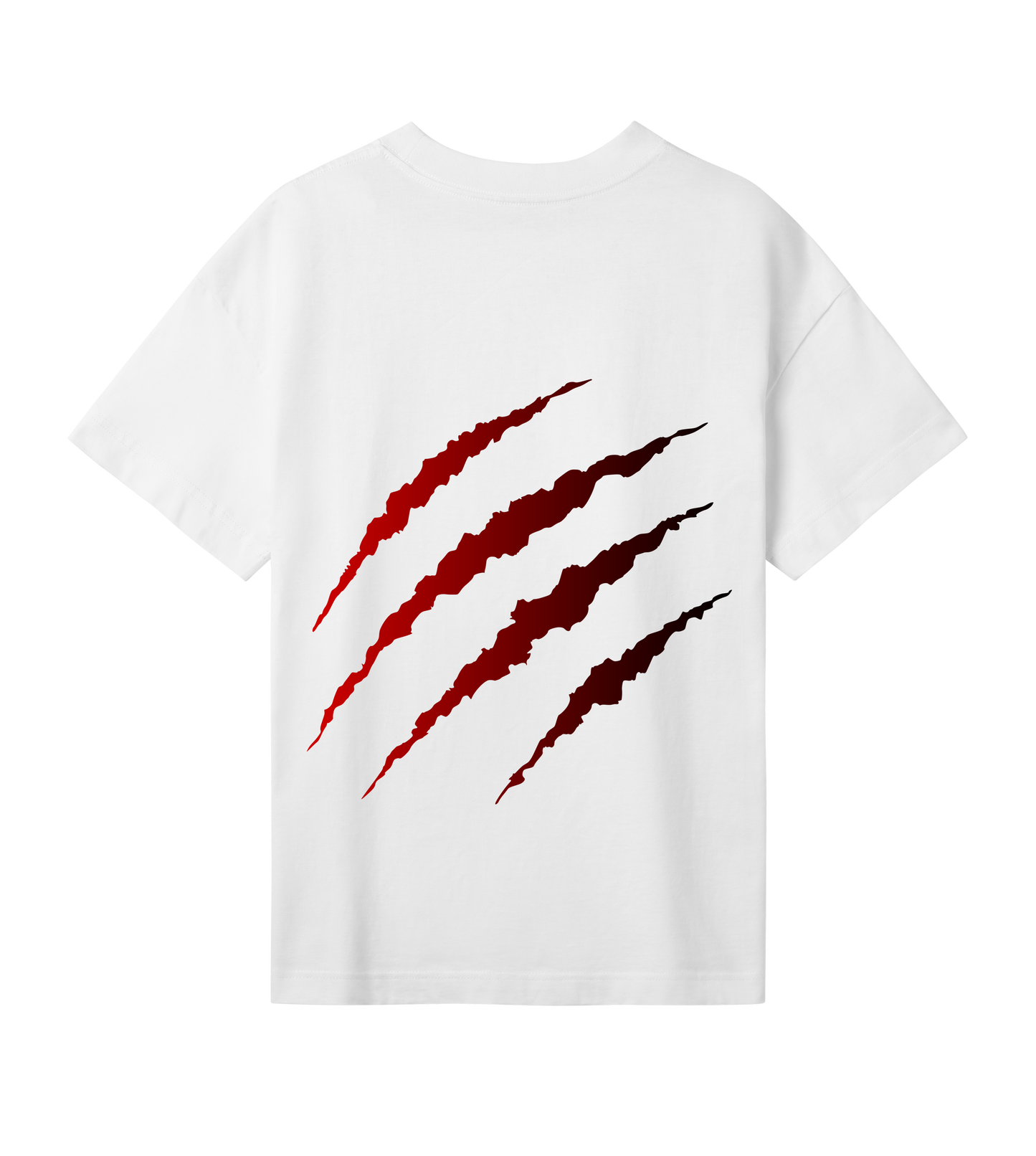 Womens Claw Scratch Oversized Tee