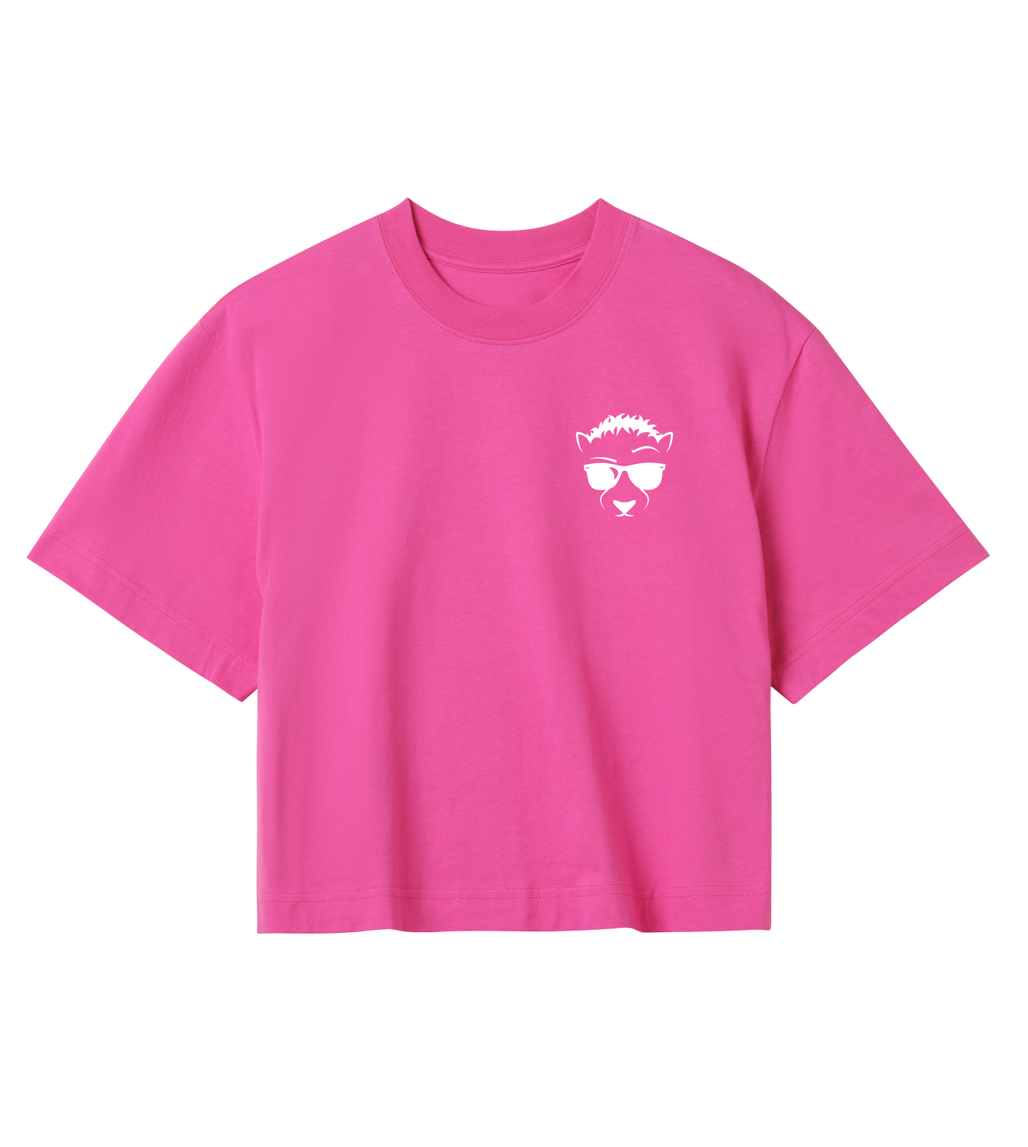 Womens Essential Cool Cat Crop Top