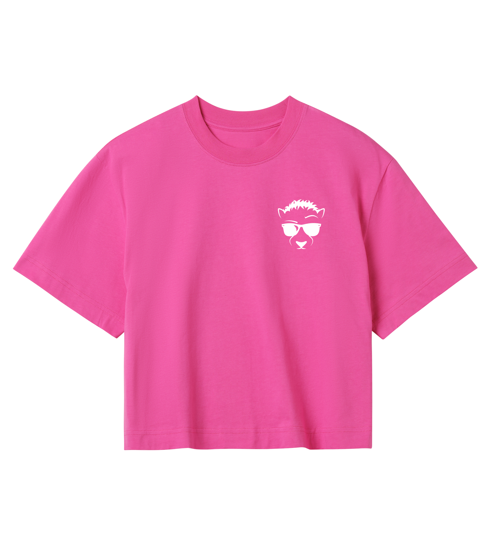 ★AWESOMEUS★ PUPPY AND CLOUD Crop Short Sleeve T-Shirt 5COL Short sleeve cloud cream cotton -jersey t-shirt – Carlos