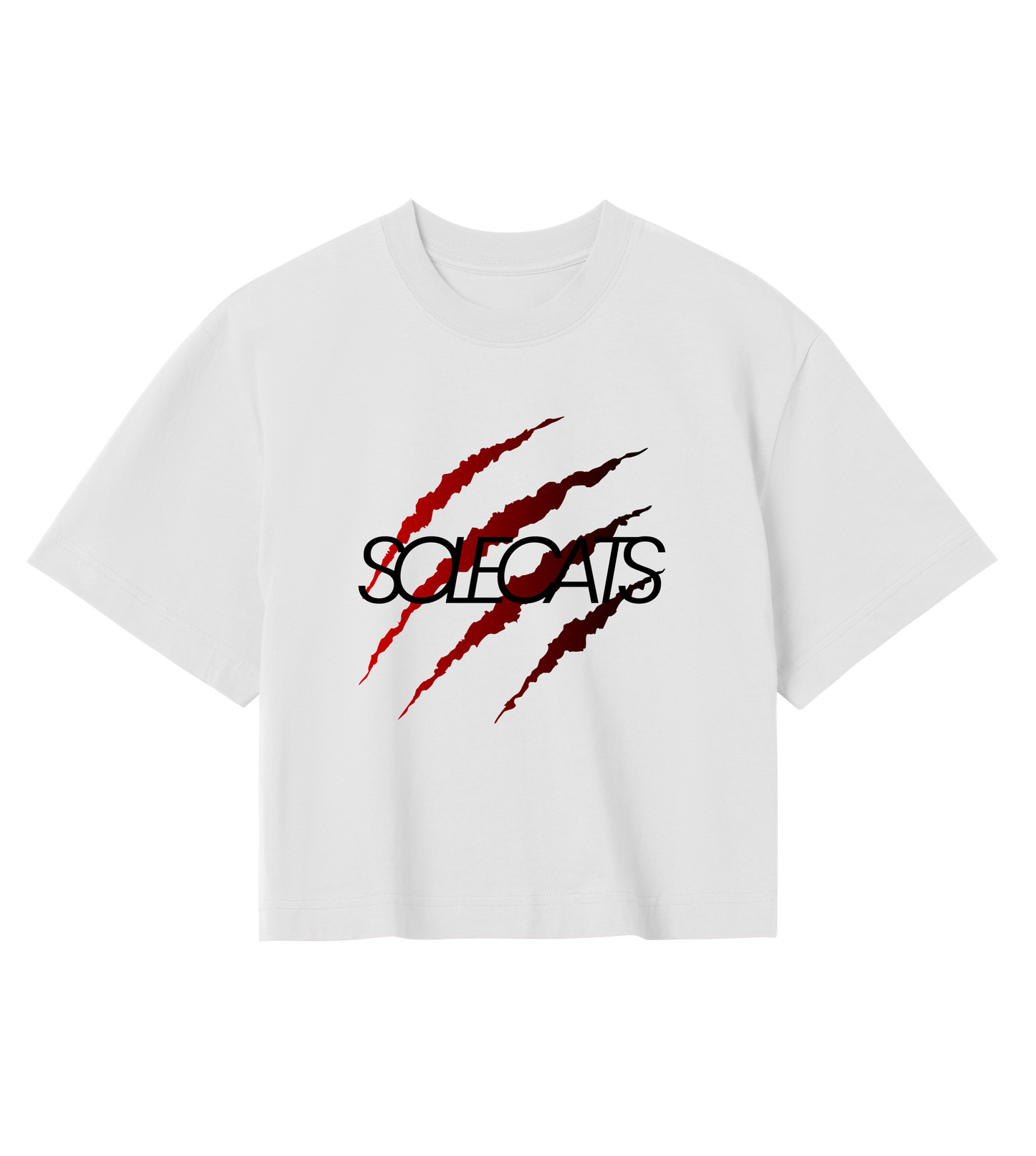 Womens Claw Scratch Crop Top
