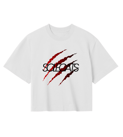 Womens Claw Scratch Crop Top