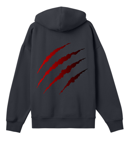Mens Claw Scratch Oversized Hoodie