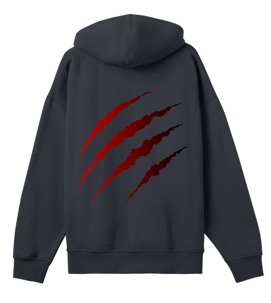 Mens Claw Scratch Oversized Hoodie