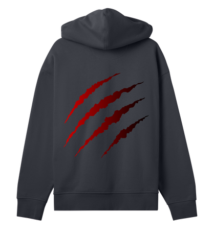 Womens Claw Scratch Oversized Hoodie