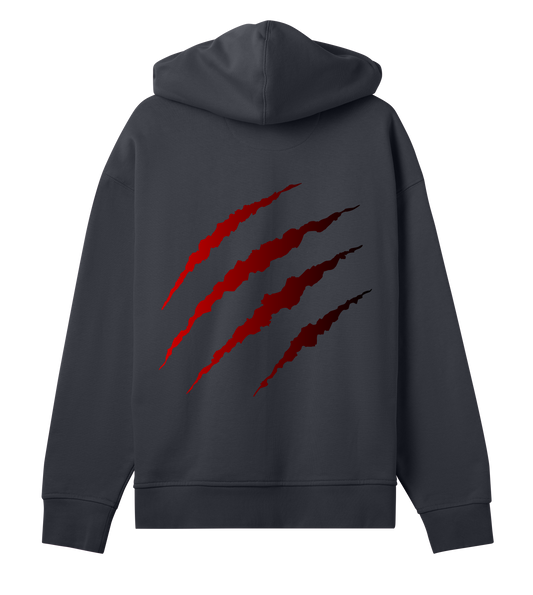 Womens Claw Scratch Oversized Hoodie