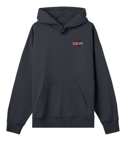 Mens Claw Scratch Oversized Hoodie
