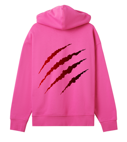 Womens Claw Scratch Oversized Hoodie