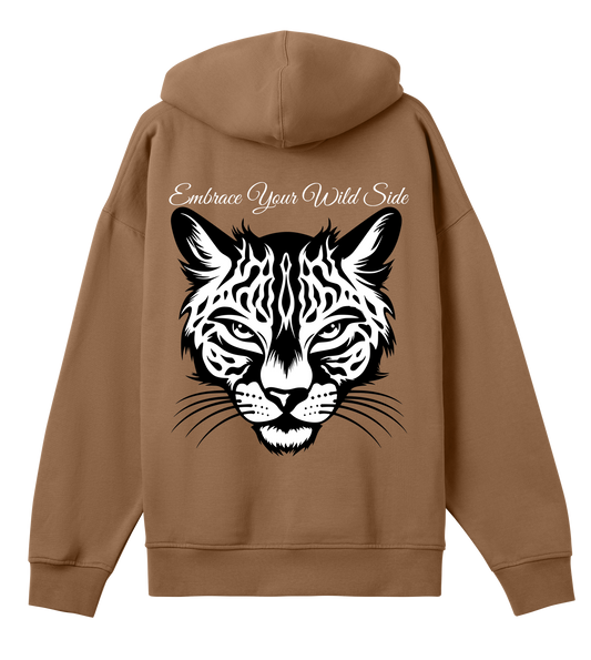 Mens Embrace Your Wild Side Oversized Hoodie