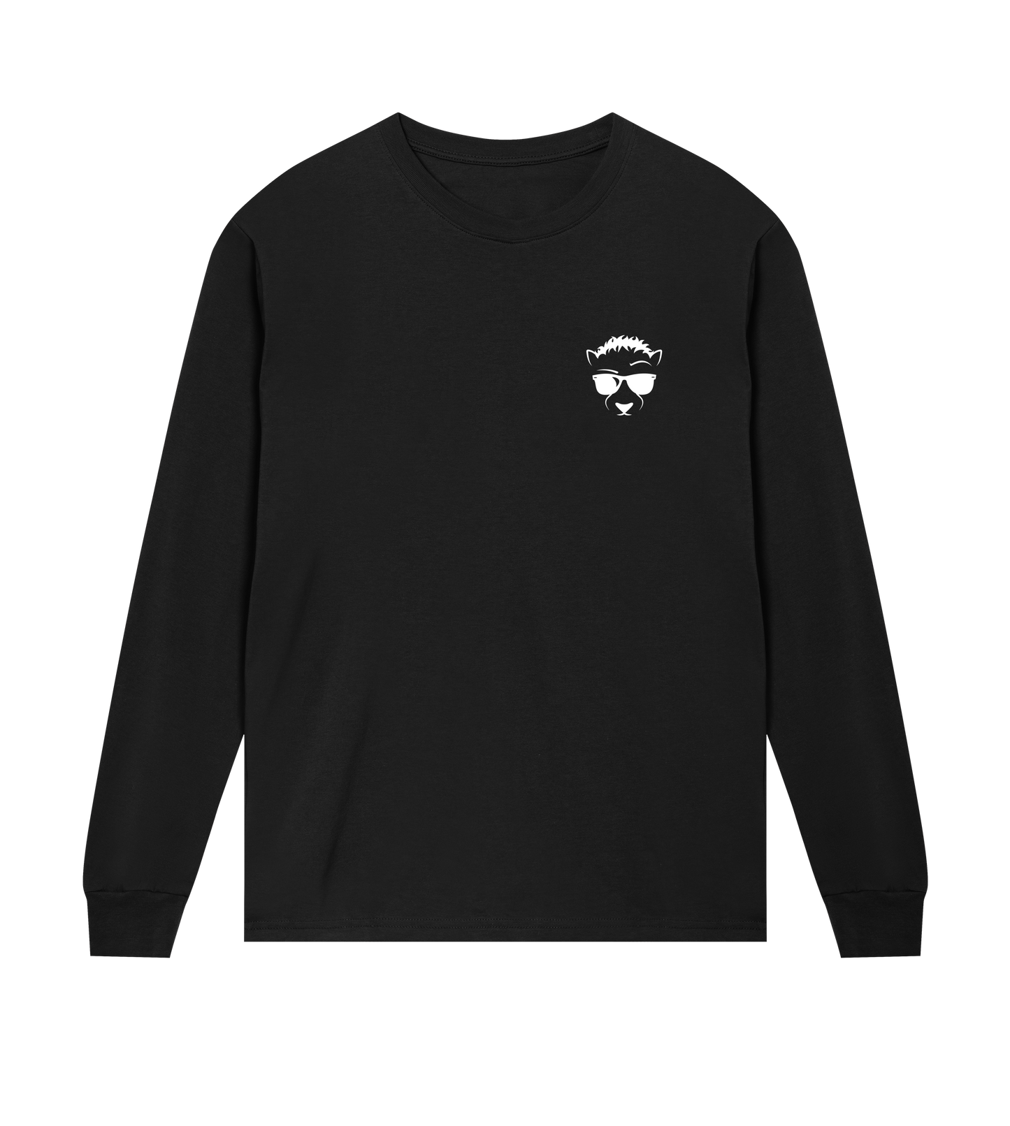 Mens Essential Cool Cat Long Sleeve Tee
