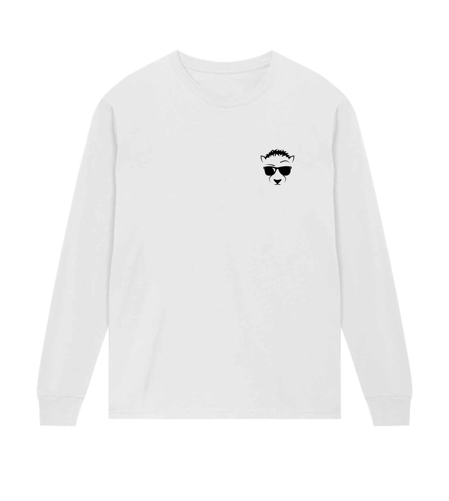 Mens Essential Cool Cat Long Sleeve Tee