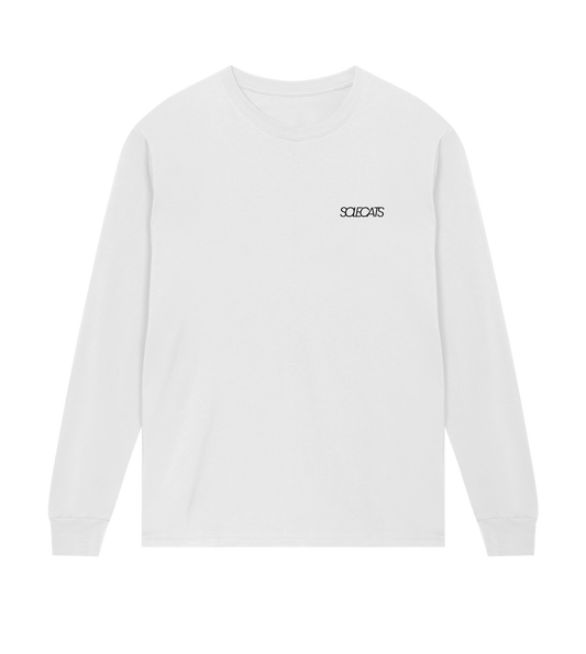 Mens Essential Script Logo Long Sleeve Tee