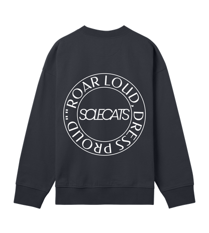 Mens Roar Loud Dress Proud Oversized Sweatshirt
