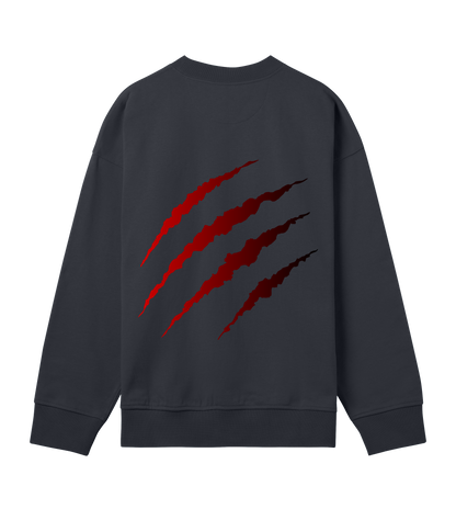 Mens Claw Scratch Oversized Sweatshirt