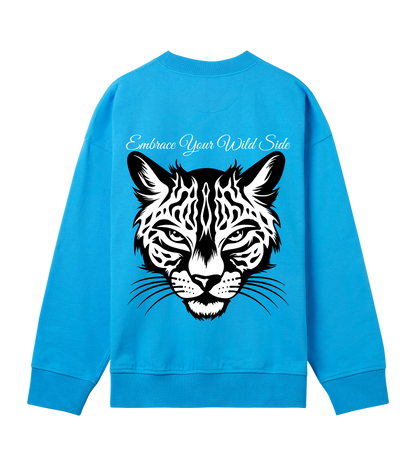 Mens Embrace Your Wild Side Oversized Sweatshirt