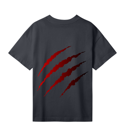 Womens Claw Scratch Oversized Tee