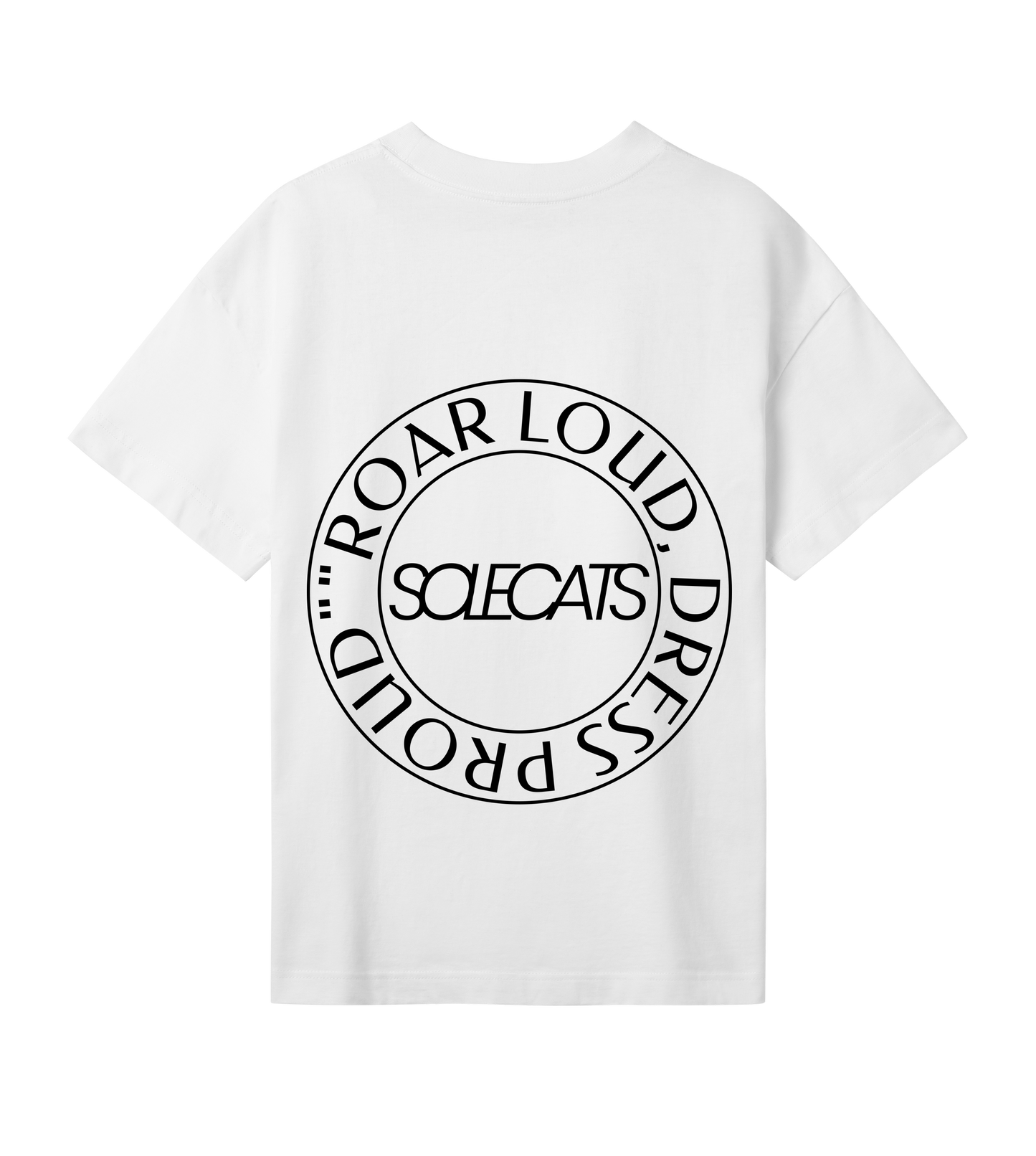 Womens Roar Loud Dress Proud Oversized Tee