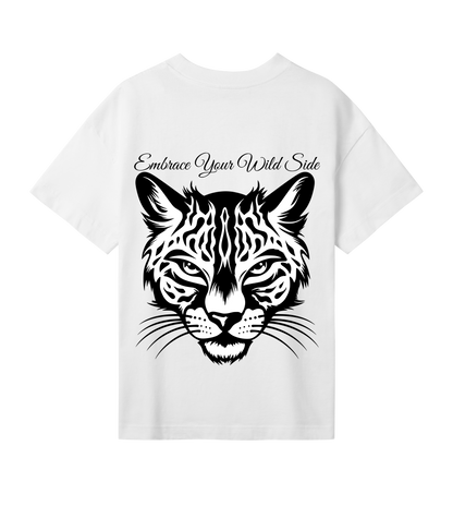 Womens Embrace Your Wild Side Oversized Tee