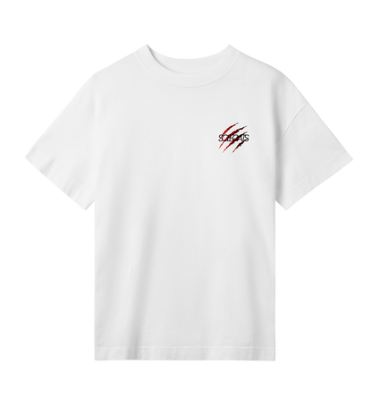 Womens Claw Scratch Oversized Tee